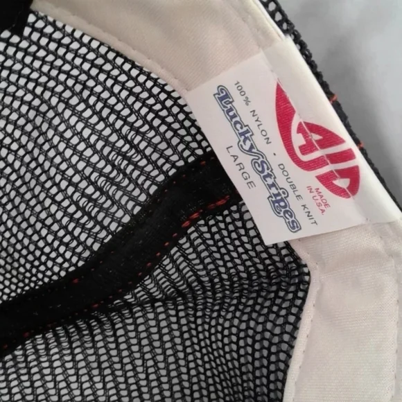 Vintage Chicago Bears AJD Lucky Stripes Snapback Mesh Trucker Hat Cap USA made - Picture 4 of 5